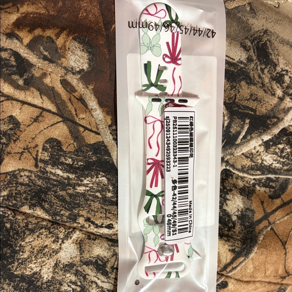 Bow Patterned Watch Band